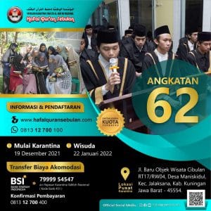 Pendaftaran Calon Penghafal Al-Quran Sebulan 30 Juz – Pusat Karantina ...